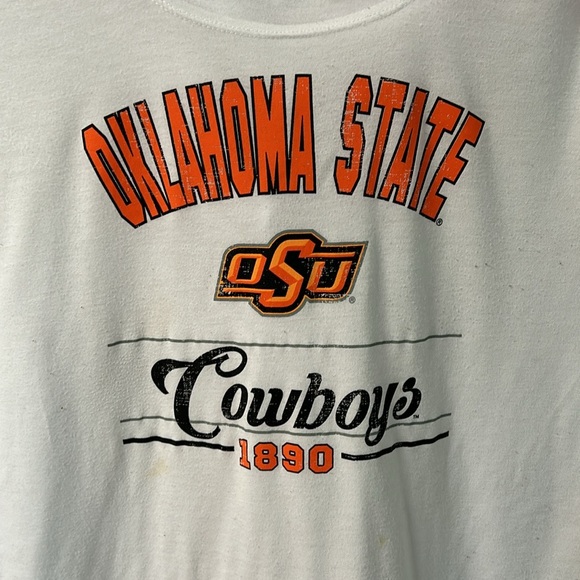 5 Oklahoma State University T-shirts. 3/L &  2 XL. I think 3 are XL 2 L. - Picture 12 of 16